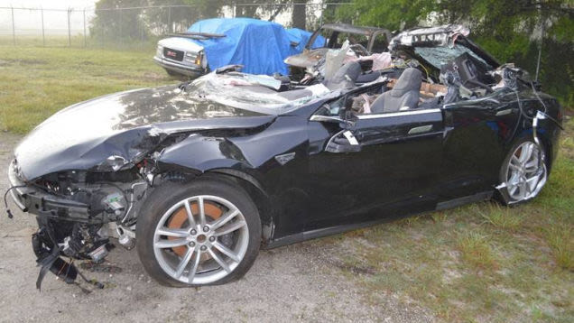 Florida Highway Patrol: Tesla Crash Image